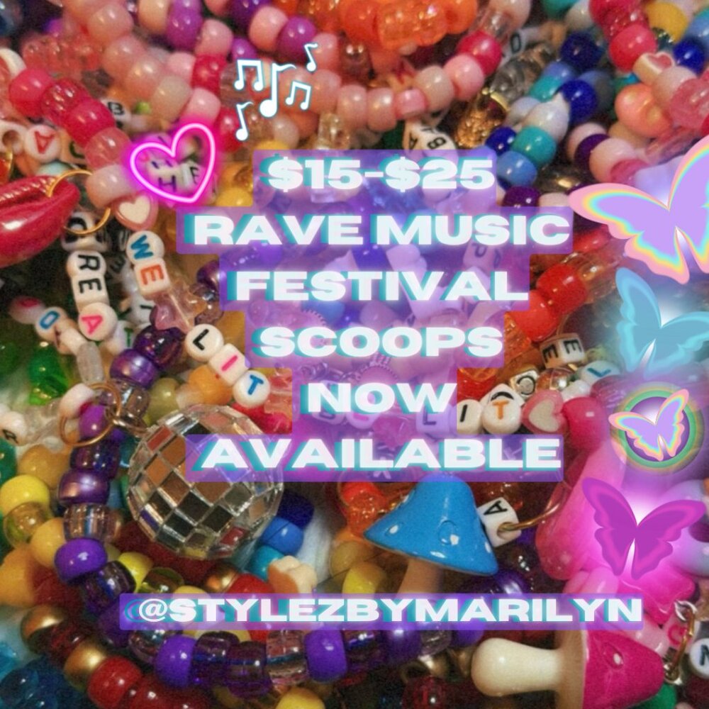 rave music festival accessories mystery scoop bag - Picture 2 of 6